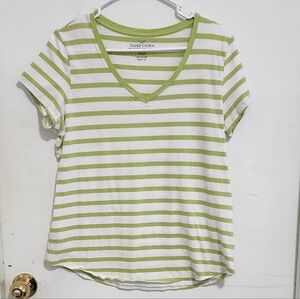 Faded Glory, Ladies Short Sleeve Tee, Size L (12-14)